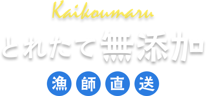 とれたて無添加 漁師直送